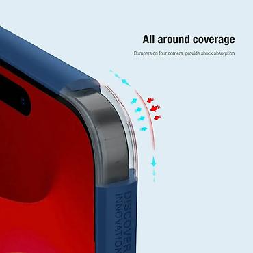 Maske i futrole za telefone: Maska Nillkin Scrub Pro za iPhone 15 6.1 crvena. Uz brzu dostavu i — 6