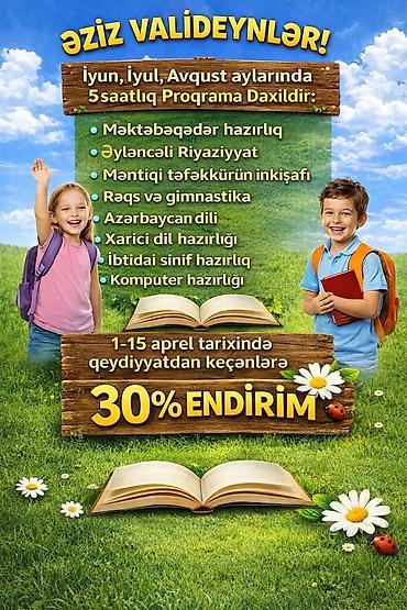 gimnastika: Məktəbəqədər və ibtidai sinif hazırlığı, Azərbaycan dili — 1