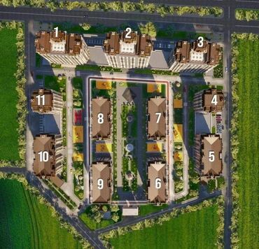 3 комнатная квартира продажа: 3 бөлмө, 122 кв. м, Элитка, 12 кабат, ПСО (өзү оңдоп түзөтүп бүтүү үчүн)