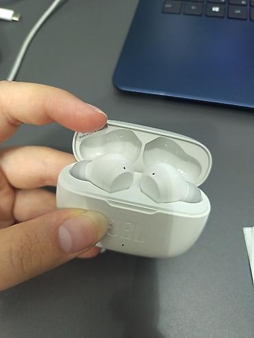 Qulaqcıqlar: İşlənmiş Simsiz (Bluetooth) Qulaqcıqlar, JBL, rəng - Ağ — 2