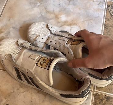 superstar: Adidas Superstar (ağ/qara) idman ayaqqabısı - Model: Adidas — 2