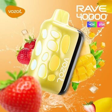 Qəlyan, vayp və aksesuarları: Əlaqə whatsapp: 010 555 32 95 VOZOL Rave 40000 birdəfəlik vape -