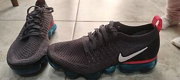 Kişi ayaqqabıları: Nike Air VaporMax Flyknit idman ayaqqabısı - Rəng: tünd boz üst — 2