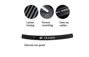 Tuning oprema: Stiker za branik automobila - karbon OCTAVIA Karbonska zaštitna i — 5