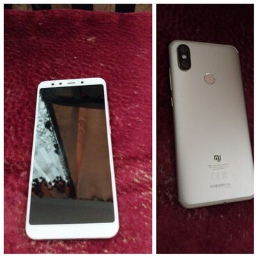 philips xenium x622: Xiaomi Mi A2, rəng - Gümüşü, 
 Barmaq izi