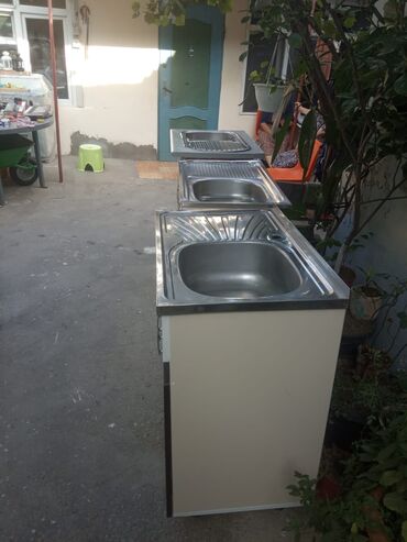 Mətbəx mebeli: MOYKA SATIRAM cox yaxşı vəzyətdədir hec bir problemi yoxdur — 6