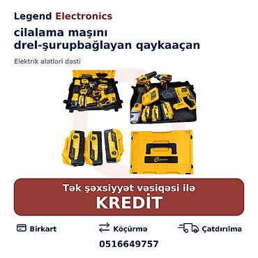drel: Elan başlığı: Elektrik alət dəsti cilalama maşını drel-şurupbağlayan — 1