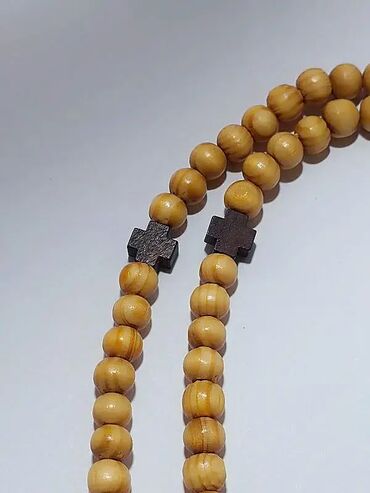 Ostali nakit: Ručno izrađena brojanica od maslinovog drveta Zagrli toplotu prirode i — 2