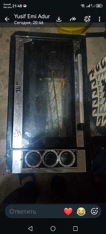 elektrik plitə: Elektrik mini soba – stolüstü tip - Korpus: metal, qara ön panel və — 4