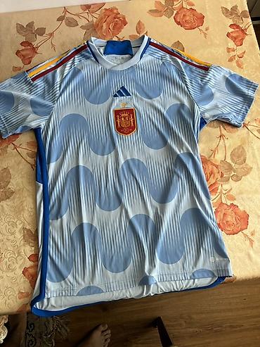 Kişi geyimləri: Futbolka, Adidas, L, rəng - Mavi — 1