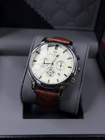 Наручные часы: Klassik kişi qol saatı – Patek Philippe üslubunda, xronoqraf — 7