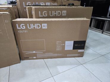 Televizorlar: Yeni Televizor LG Led 43" 4K (3840x2160), Ödənişli çatdırılma