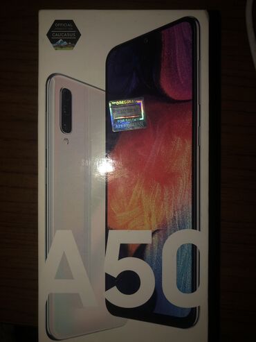 samsung telefon ekranlari: Samsung A50, 64 GB, rəng - Ağ