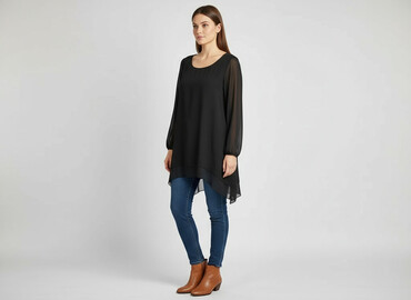 elegancka tunika plus size: Туніка жіноча, розмір S