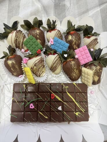 Готовые блюда, кулинария: Дубайский Шоколад, клубника в шоколаде Невероятно вкусный.В — 17