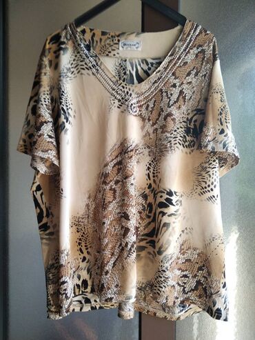 Bluze: XL (EU 42), Leopard, krokodil, zebra, bоја - Braon