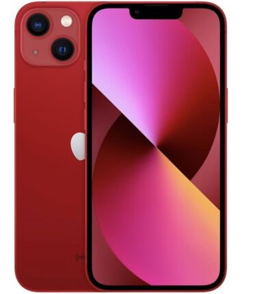 авто калонки: IPhone 13, Б/у, 128 ГБ, Красный, 77 %