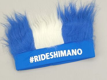 Other Accessories: Čelenka s vlasy modro bílá #rideshimano