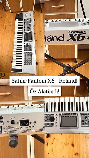 ritm: Roland Fantom X6 sintezator/workstation - 61 klaviş, aftertouch və — 1
