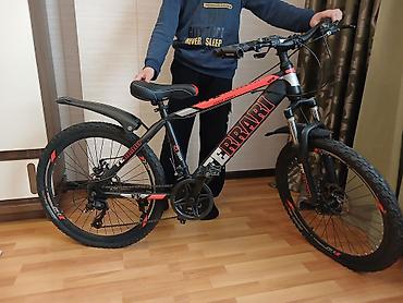 İdman velosipedləri: Ferrari brendli dağ velosipedi - Güclü alüminium tipli çərçivə, idman — 2