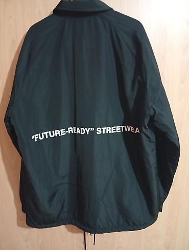Jakne za prelazni period: Bershka muška jakna – L “FUTURE-READY” STREETWEAR Kao nova,maltene — 2