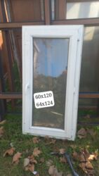 Plastik pəncərələr: İşlənmiş İkiqat şüşə paketi Plastik pəncərə, Еni: 150 sm, Uzunluğu: 150 sm, Ödənişli quraşdırma — 10