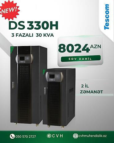 ups 10 kva: Escom DS 330H – 30 kVA 3-Fazalı On-Line UPS (Fasiləsiz Qida Mənbəyi) — 1