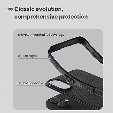 Maske i futrole za telefone: Futrola NILLKIN Super Frost PRO za Iphone 16 Plus (6.7) crna. Uz brzu — 5