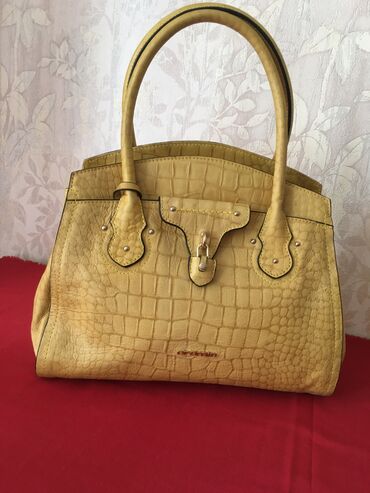 foto çanta: Новая сумка Итальянской фирмы Cromia. Красивый желто-горчичного цвет