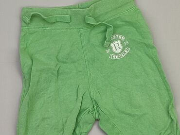 spodnie dresowe zielone: Sweatpants, H&M, 3-6 months, condition - Good