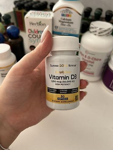 Məhsul: California Gold Nutrition Simply One Vitamin D3 - Doza: 1,250