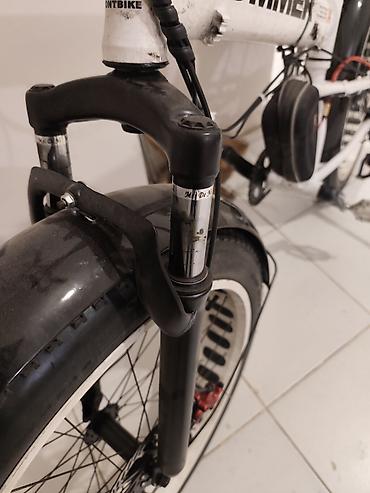 elekdirikli sukuter: Elektrik fatbike velosiped – HUMMER brendli qatlanan karkaslı model — 2