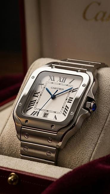 cartier azerbaijan: Yeni, Qol saatı, Cartier, rəng - Gümüşü — 1