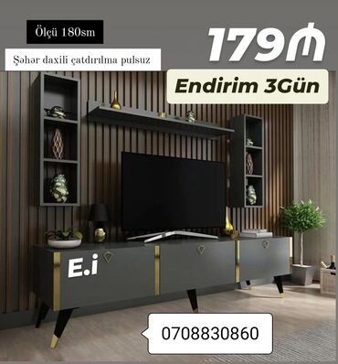 TV altlığı: *TV stend 179AZN💥* ✔️Rəng seçimi var *Çatdırılma və quraşdırılma