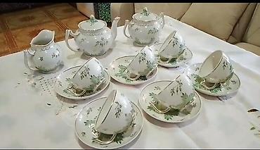 tefal cay: Çay dəsti, rəng - Ağ, Farfor, Çexiya — 5