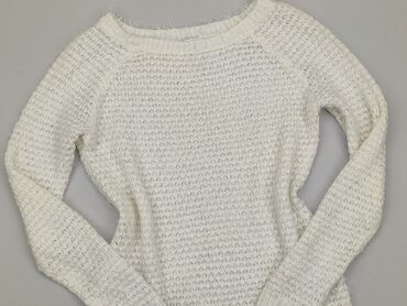 białe t shirty plus size: Sweter, S, stan - Dobry