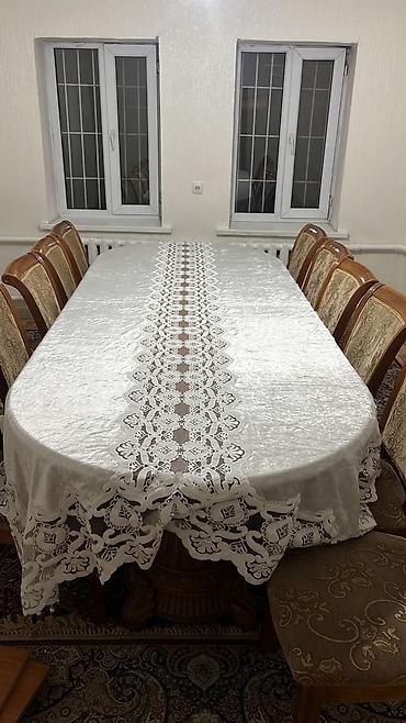 study table: Стол для зала, Б/у, Складная, Овальная — 2