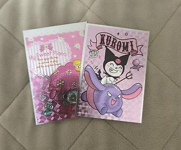 kawai: Sanrio temalı stiker seti - 2 ədəd dekorativ stiker kartı - — 1
