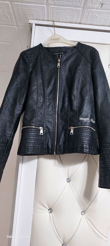 kozne jakne iz turske prodaja: Mayo Chix kratka kozna jakna jako udobna i dobro stoji
