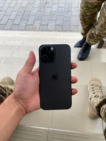 петличные микрофоны: IPhone 14 Pro Max, Б/у, 128 ГБ, Black Titanium, 81 %
