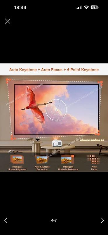 проектор 4k: Проектор FLIXTONE d9w ultra для домашнего кинотеатра - Нативное — 3