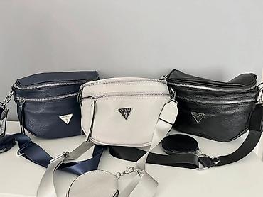 Putni koferi i torbe: GUESS ženske torbe – više modela i boja - Crossbody sa pletenim — 23