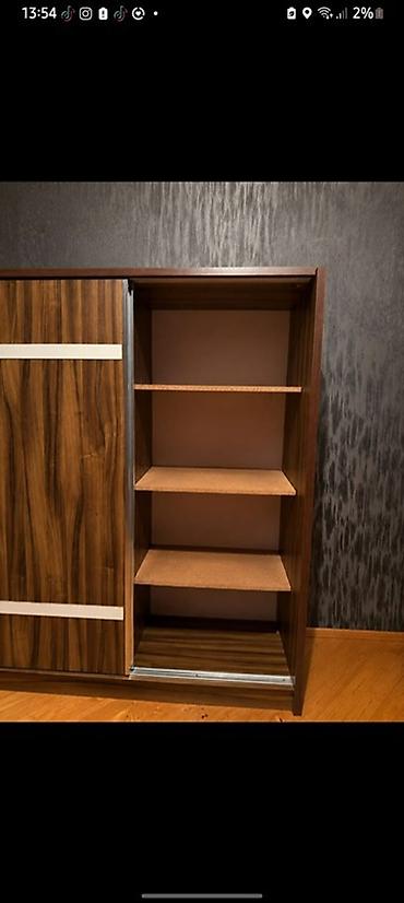 lalafo az toyuqlar: İki qapılı sürgülü qarderob - Material: ağac teksturalı laminat — 3