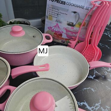 Kompleti posuđa: ŠERPE U ROZE I CRNOJ BOJI 🔥Set šerpi 13 delova🔥 3100 din . 💯💯💯 — 2