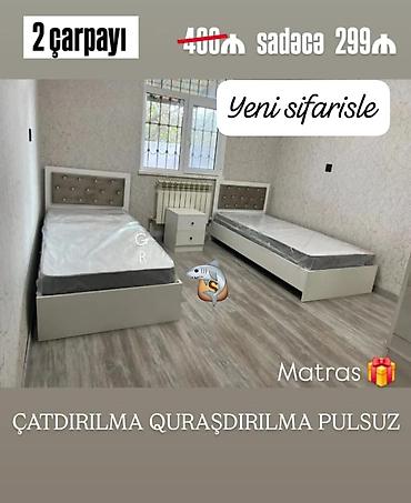 mebel ruckaları: Məhsul: 2 ədəd tək nəfərlik çarpayı dəsti - Model: başlıq hissəsi — 1
