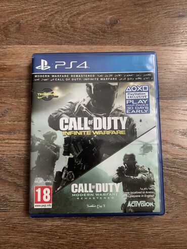 oyun var az: Call of Duty: Modern Warfare, Şuter, İşlənmiş Disk, PS4 (Sony Playstation 4), Ünvandan götürmə