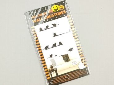 Zestaw naklejek ściennych „Halloween Wall Creatures”. Czarne sylwetki