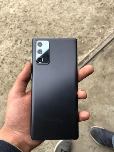 Мобильные телефоны и аксессуары: Samsung Galaxy Note 20, 256 ГБ, цвет - Серый, Гарантия, Кнопочный, Отпечаток пальца