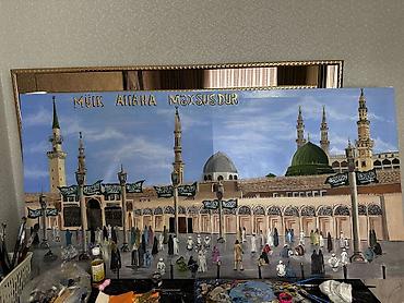 numis med: Assalamun aleykum . 📿🎨3 ədəd kətan üzərində incə işlənmiş rəsimlərmiz — 4