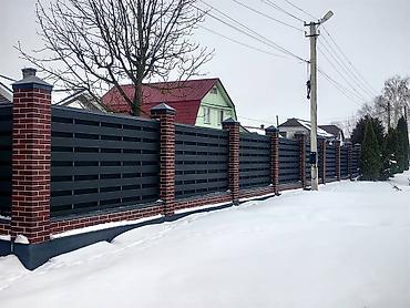 Фасадные 3D панели: ДПК заборы из террасных досек ДПК и фасадных панелей. Современные и — 11